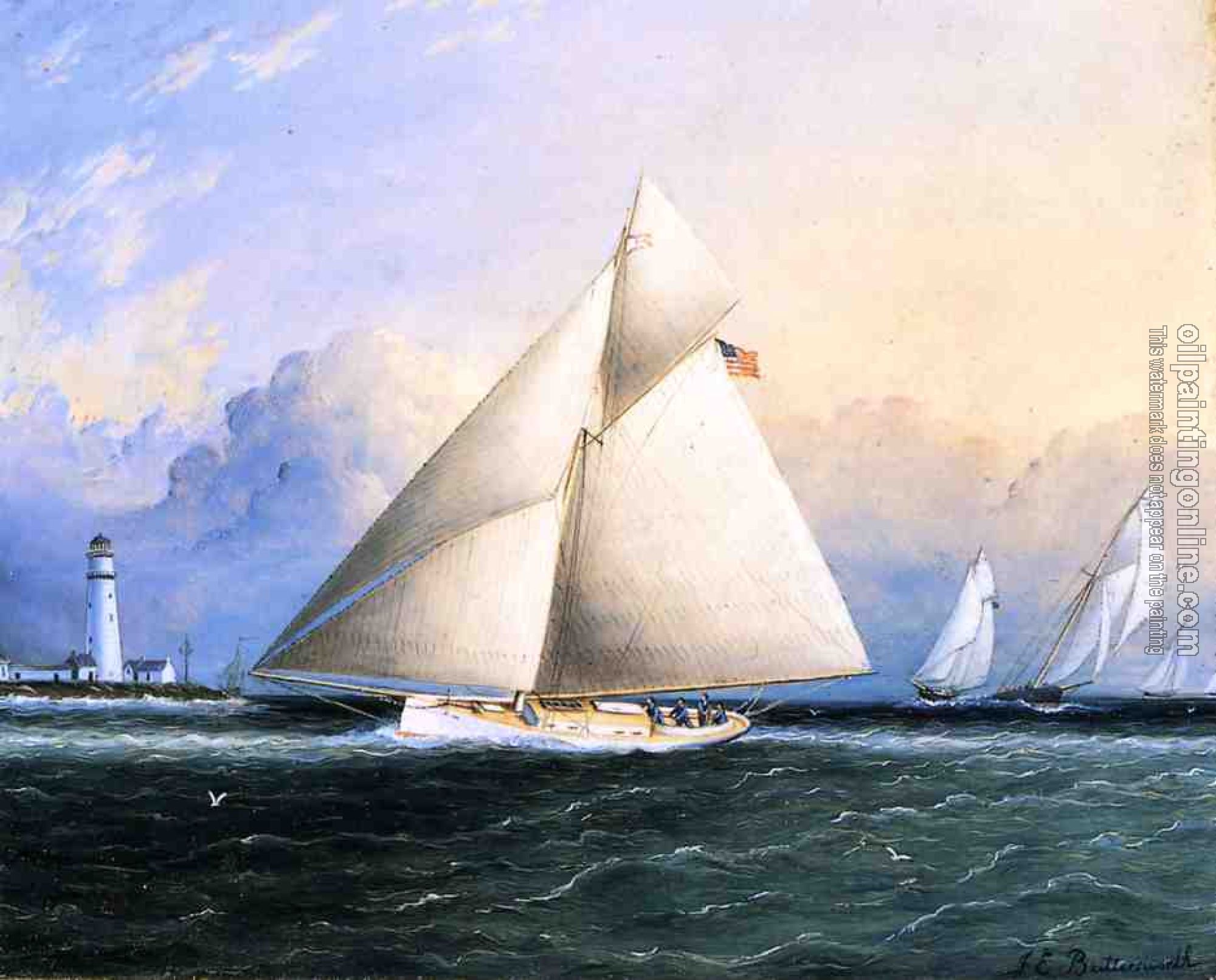James E Buttersworth - Yacht Race